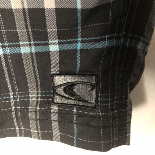 O'Neill Mens Hybrid Shorts X-Static XT2 Gray Check Size 34 85773 - Picture 7 of 9