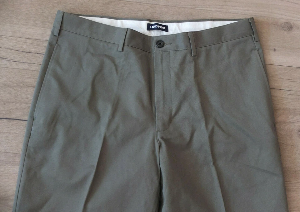 Lands' End Pantalón Talla 52 Nuevo Traditional Ajuste - Imagen 2 de 4
