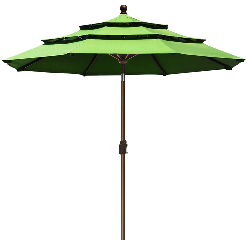 EliteShade USA Umbrella 9Ft 3 Tiers Market Umbrella Patio Umbrella eBay