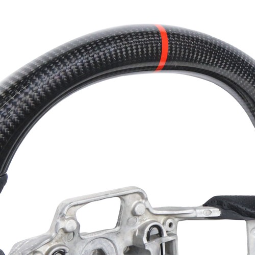 For Ford Mustang 2018+ Shelby GT500/GT350 HYDRO DIP Carbon Fiber Steering Wheel - Foto 3 di 8