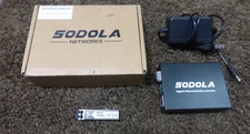 SODOLA Gigabit Ethernet Media Converter Multi Mode Dual LC Fiber to Ethernet