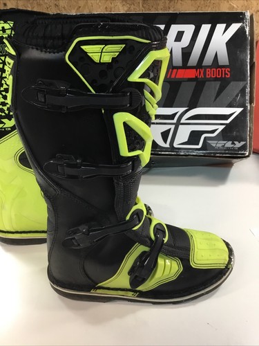 Fly Racing Maverick Motocross Offroad Boots Size 10 Men's Reinforced Steel Toe - Picture 8 of 17