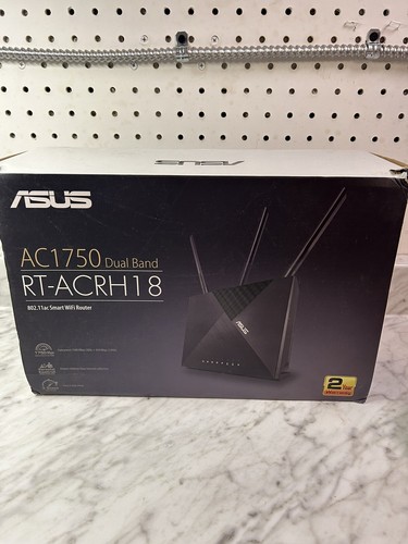 ASUS AC1750 WiFi Router (RT-ACRH18) - Dual Band Wireless Sealed - Picture 1 of 11