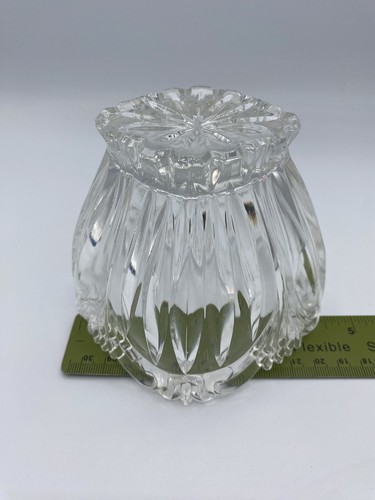 CRYSTAL ONEIDA CANDY DISH, MADE IN GERMANY PERFECT CONDITION With Label - Picture 8 of 9