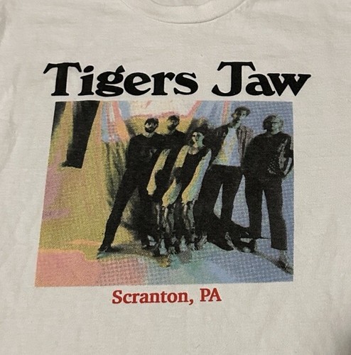 Tigers Jaw Run For Cover Records Size Medium Band T-Shirt - Picture 2 of 8