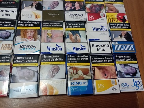 LOTTO A/2024 40 PACCHETTI SIGARETTE DIVERSI VUOTI VARI TIPI VARI ANNI OTTIMI - Imagen 4 de 8