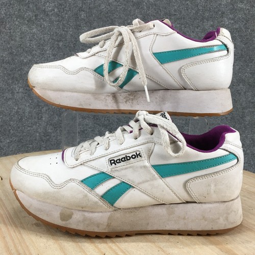 Reebok Shoes Womens 7.5 Classic Harman Run Platform Low Sneakers FW4552 White - Picture 2 of 21