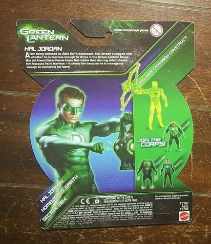 Green Lantern: Max Charge - Hal Jordan 4" Actionfigur! Power Ring inklusive! - Bild 3 von 3