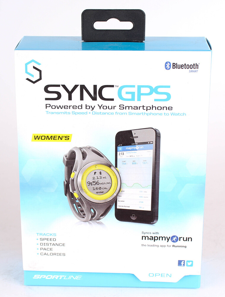 Sportline SYNC GPS Fitness Uhr Aktivitätstracker Herzfrequenzmesser