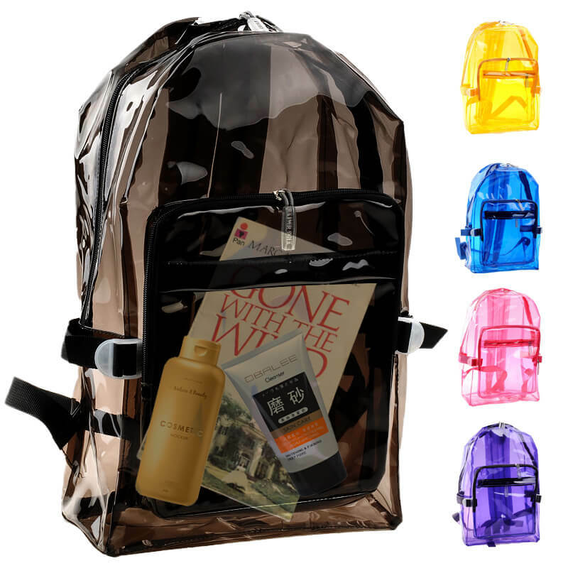 clear rolling backpack