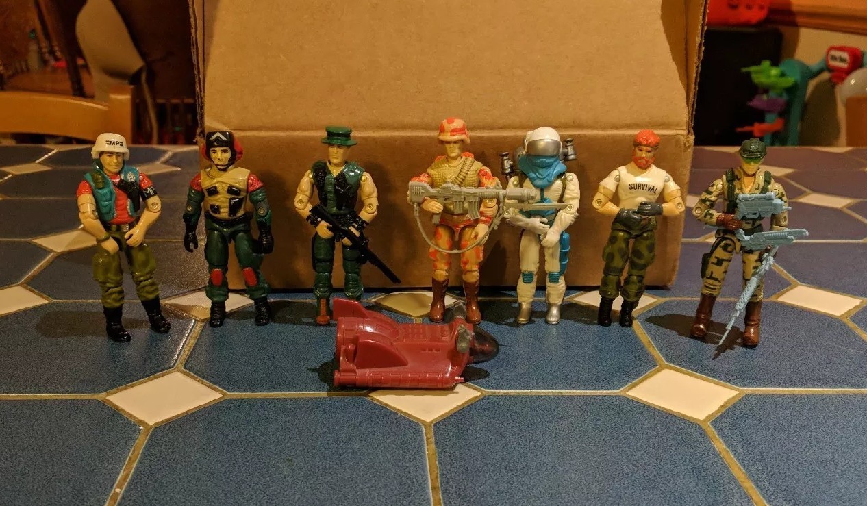 G.I. Joe 1980's Action Figure, Accessory and Vehicle Lot Vintage G.I. Joe 1980's Action Figure, Accessory and Vehicle Lot Vintage