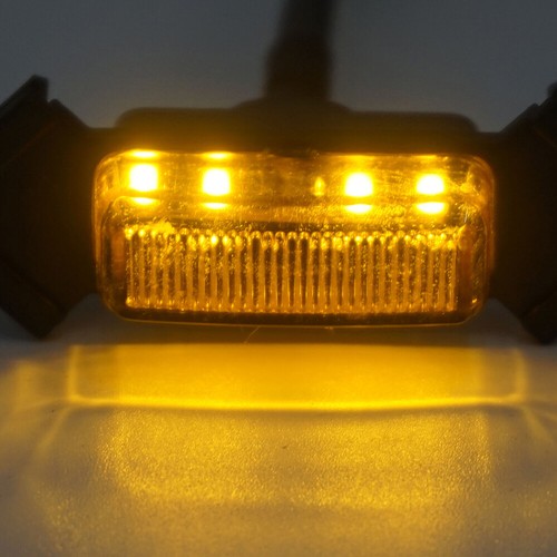 For 2016-2021 Toyota Tacoma Pro Raptor Style Amber Lens LED Grille Light Kit 4PC - Picture 5 of 12