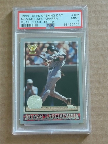 Nomar Garciaparra 1998 Topps journée d'ouverture avec trophée All Star PSA 9 COMME NEUF #162 - Photo 1 sur 10