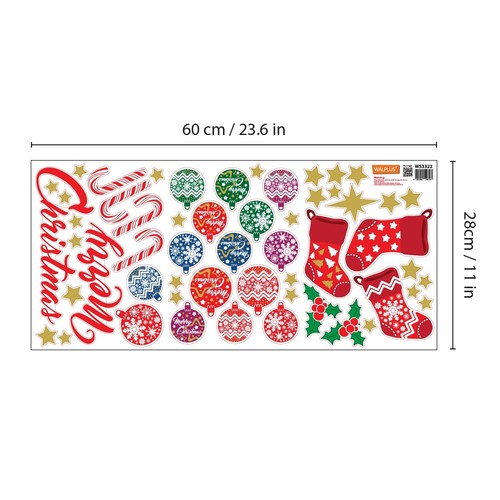Christmas Decorations Clearance for Home, Indoor, Wall Stickers " Merry Chris... - Picture 6 of 7
