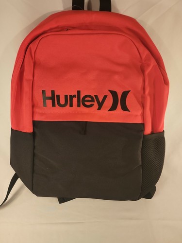 Hurley One and Only Backpack Red/Black Unisex Fits 15" Laptop NWT - Picture 11 of 12