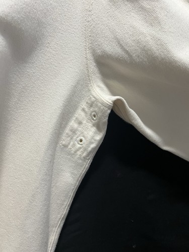 Polo Ralph Lauren Vintage Long Sleeve Polo Men’s Medium Cream Blue Horse - Picture 3 of 12