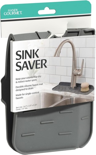 Praktischer Gourmet Spülenschoner Arbeitsplattenschutz grau - Bild 3 von 8