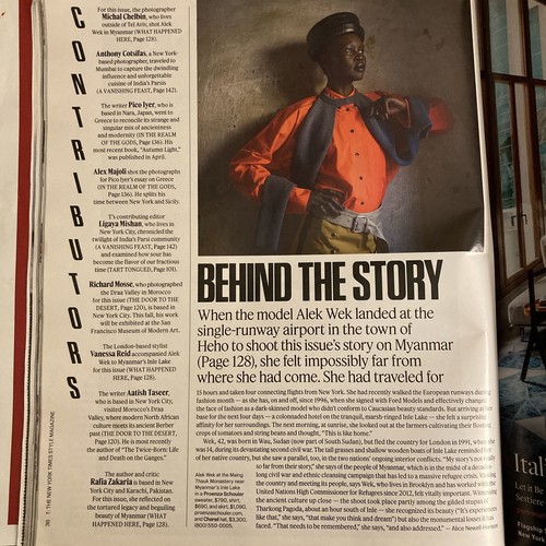 The New York Times Style Magazine May 19, 2019 featuring Alek Wek - Imagen 2 de 3