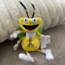 Vintage LOUIE The LIGHTNING BUG RARE Plush 10” Play It Safe Around Electricity
