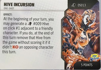 HEROCLIX Venom os013 HIVE INCURSION One Shot IN HAND