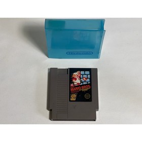 Super Mario Bros (Nintendo NES) 5-Screw Game Cartridge with Hardshell Case