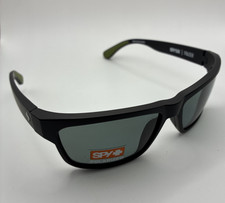 Spy Sunglasses -Frazier Military Collab Matte Black Frames w/Happy Green Lens