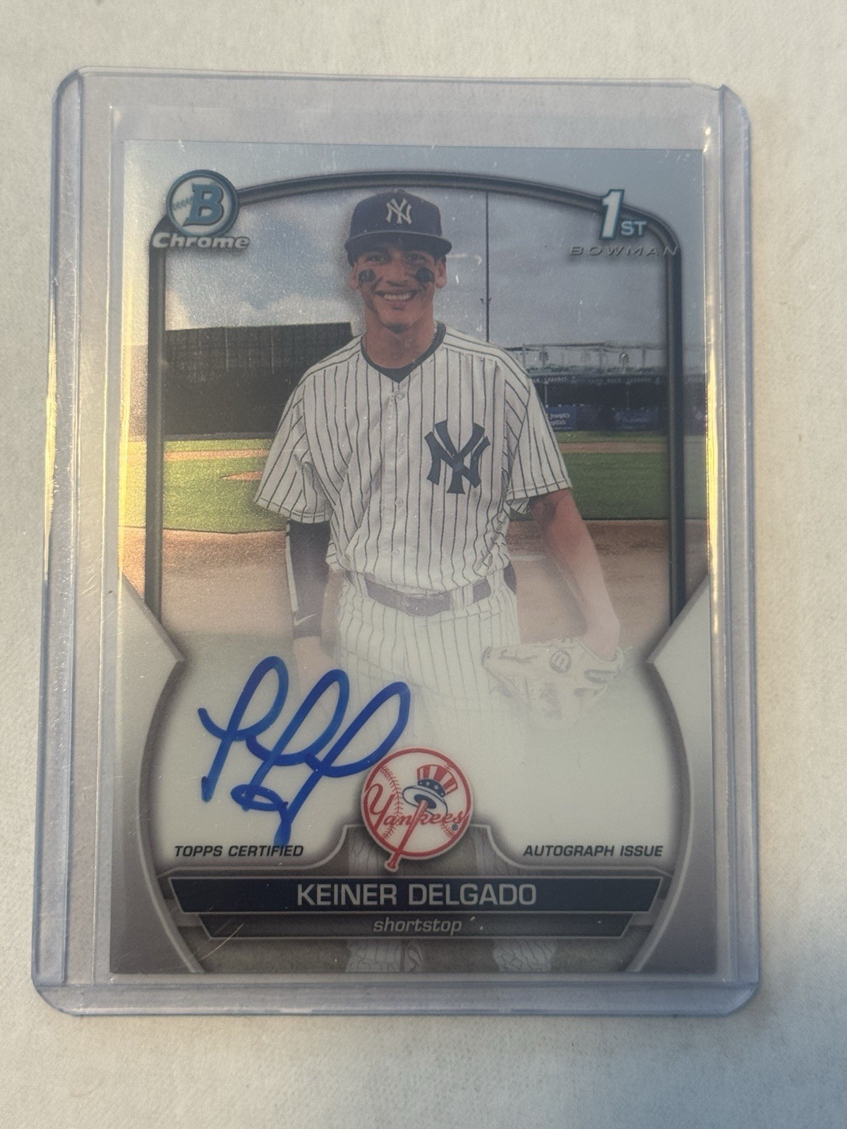 KEINER DELGADO 2023 BOWMAN CHROME 1ST RC AUTO #CPA-KD
