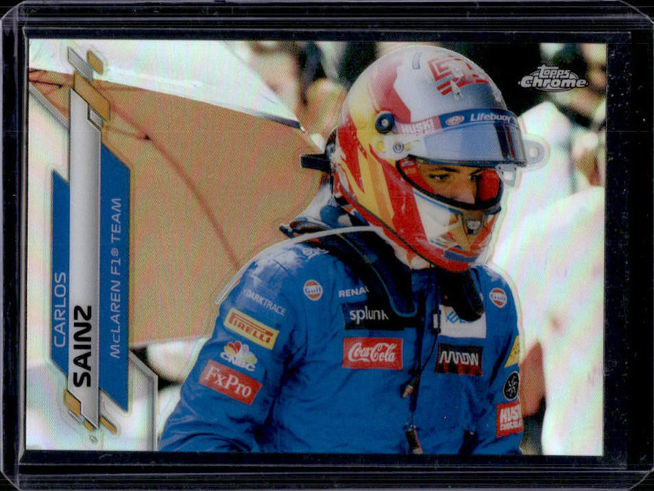 2020 Topps Chrome F1 Carlos Sainz Refractor #181