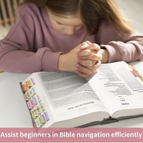 75 Pcs Bible Tabs Unisex Bible Study Colorful Tabs Study Accessories Journaling - Picture 9 of 15