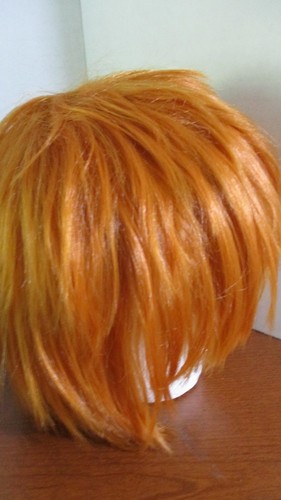 Kurze LAGENLOOK ORANGE / KASTANIENBRAUN PERÜCKE ~ NEU - Bild 2 von 5