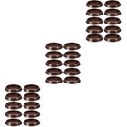  Set of 3 Castors Cups for Furniture Casters Prevent from Moving Wheel Stoppers