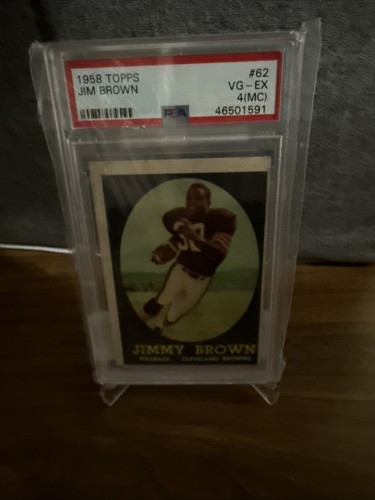 1958 Topps - Jim Brown #62 (RC) - Foto 2 di 3
