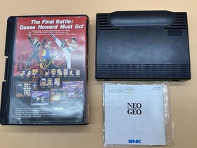 Real Bout Fatal Fury Neo Geo AES US CIB Tested Rare HTF Authentic Board Verified