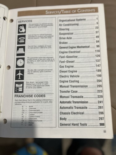 General Motors Special Service Tools By SPX Kent-Moore - Picture 2 of 9