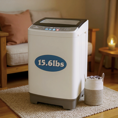 #ad Portable Washing Machine 15.6lbs Capacity Full Automatic Home APT Laundry Washer $178.99