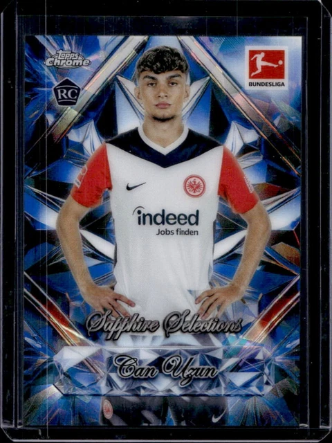 2024-25 Topps Chrome Bundesliga Sapphire Edition Can Uzun Selections RC #SAP-5