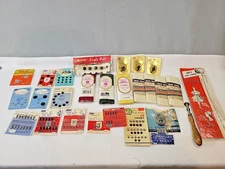 VTG Lot of Sewing Notions Hand/Machine/Quilting/Needle Threaders/Hook/Eyes/Snaps