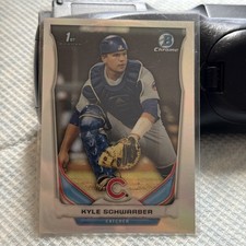 2014 Bowman Chrome Draft RC 1st Issue Refractor SP Kyle Schwarber (Phillies)