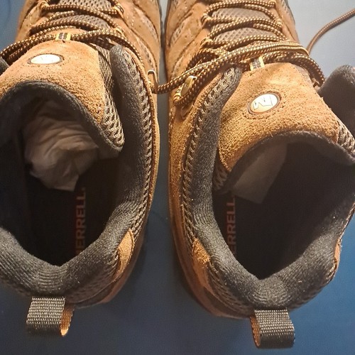 Merrell Dry Earth Moab 2 Mid Waterproof Men's Size 12 Brown J06051 Hiking Boots - Picture 12 of 14