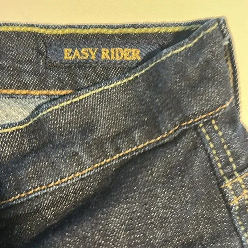 Lucky Brand Women Easy Rider Bootcut Jeans w/ Raw Hem - Dark Wash, Size 4 / 27 - Picture 3 of 8