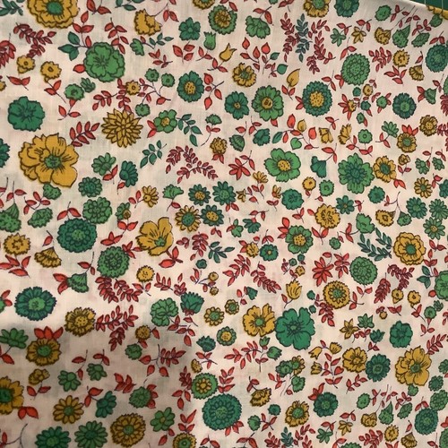 Vintage Cotton Fabric 28x45 - Picture 2 of 2