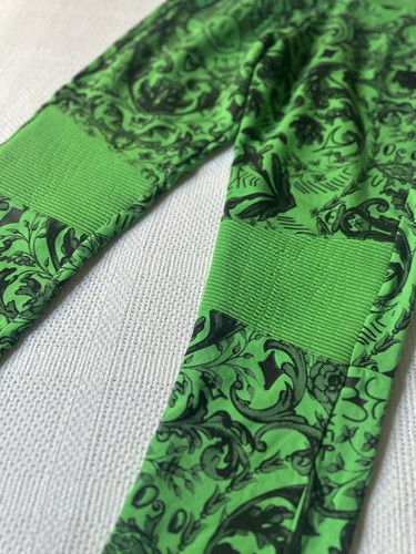 Philipp Plein New Baroque Print Logo Track Pants, Green, Junior Size 12-13 - Picture 2 of 8
