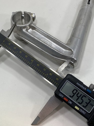 Vintage Nitto Forged Quill Stem 22.2mm 1 in 95 I-Beam Japan Road Bike Silver 70s - Picture 15 of 17