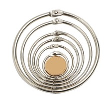 20 Pcs 25mm Metal Binder Rings Book Rings Index Cards Rings Office Supplies