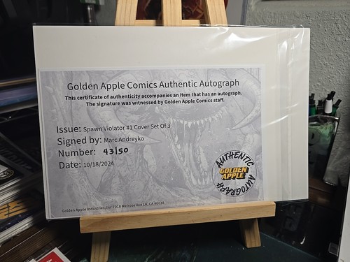 VIOLATOR 1-3 1994 & VIOLATOR 1-6 ALL SIGNED MARC ANDREYKO WITH COA'S & VARIANTS - Picture 16 of 16