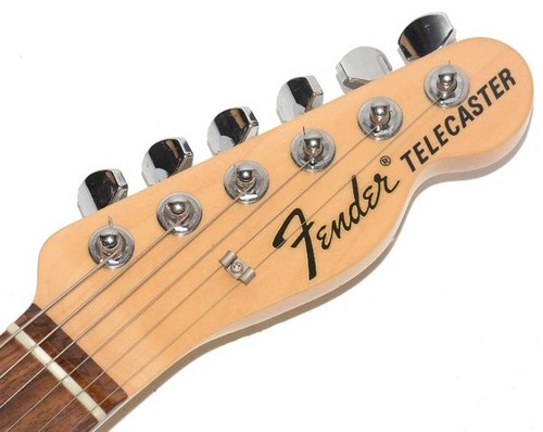 Usee Fender Made in Japan Traditional 70s Telecaster Black Rosewood FB W/OGB - Afbeelding 7 van 12