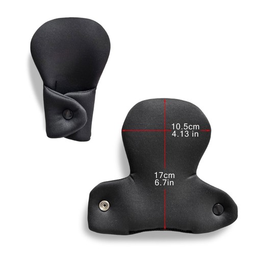 3xBreathable Child Safety Seat Protectors Soft Shoulder Strap Sleeve Crotch Pad - Picture 4 of 8