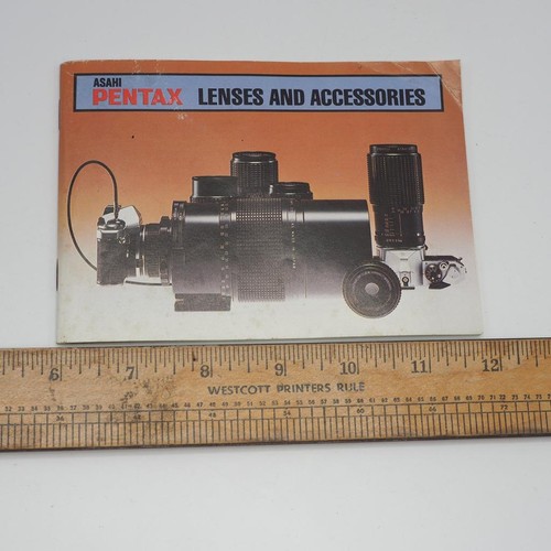 Brochure Manuale Per Obiettivi E Accessori Pentax 1971 - Picture 3 of 6
