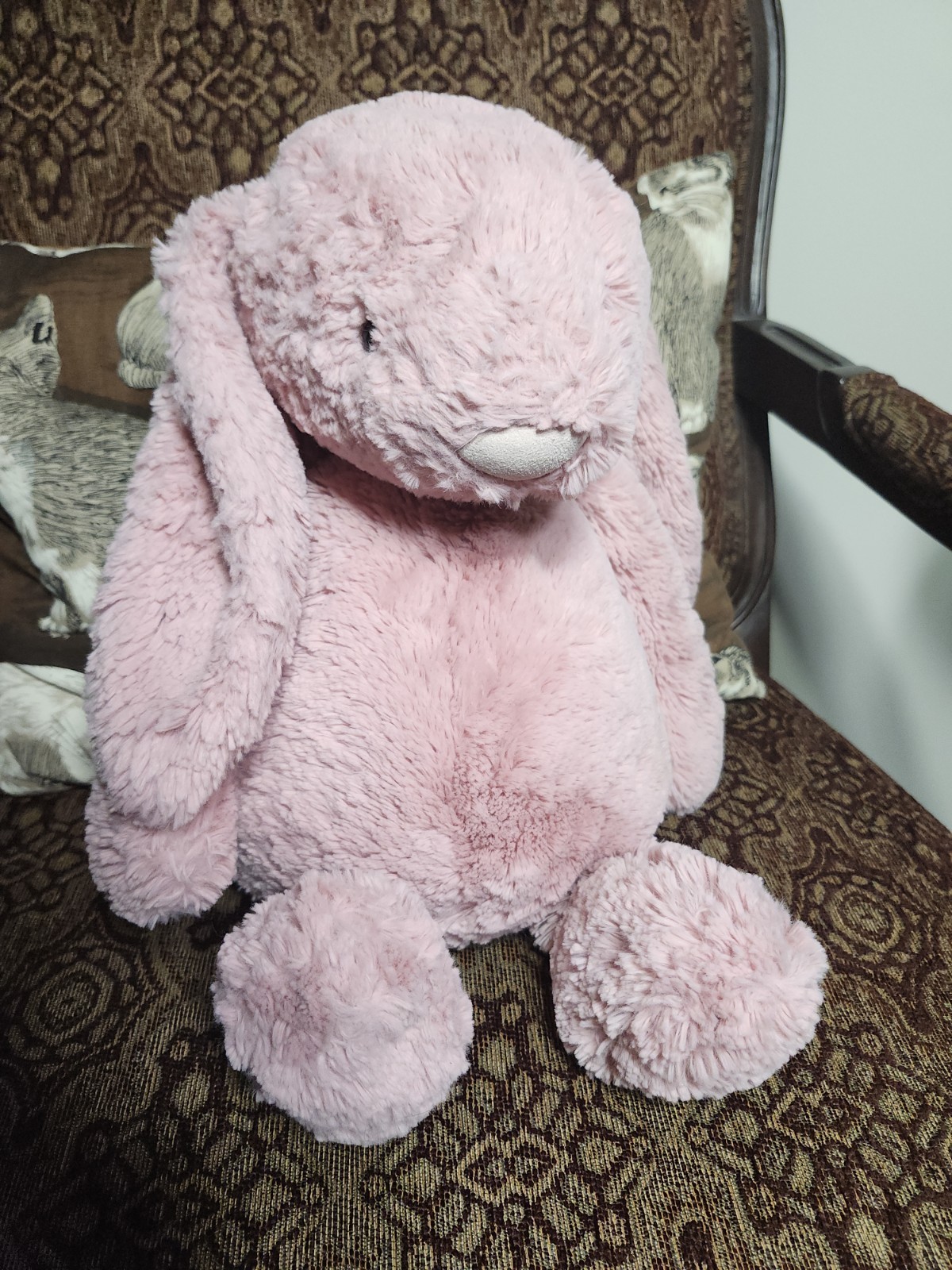 Jellycat Bashful Pink Bunny Tulip Extra Large Plush Stuffed Animal 22” [READ]