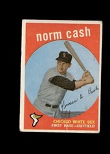 1959 Topps Norm Cash #509 Rookie Poor/Fair condition